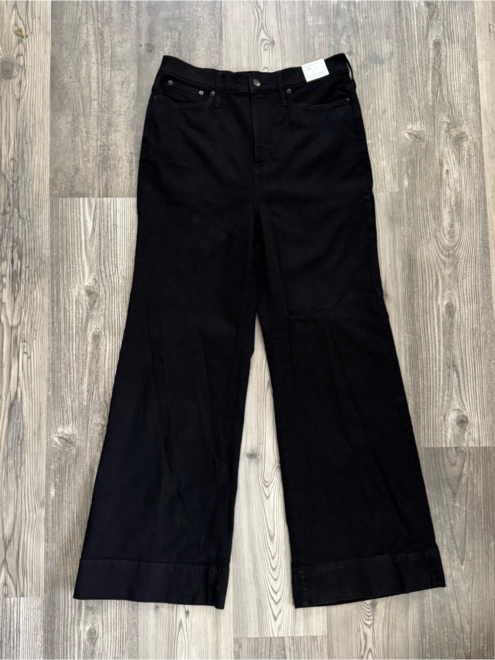 J. Crew Black '96 Denim Trousers